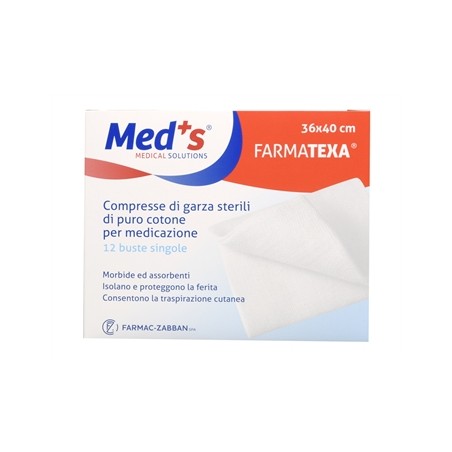COMPRESSE GARZA COTONE 36X40 cm - scatole da 12