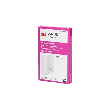 ADAPTIC TOUCH 3M MEDICAZIONE NON ADERENTE IN SILICONE 7,6x5 cm
