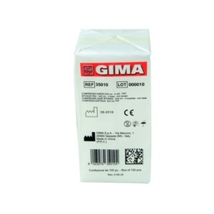 COMPRESSE GARZA TNT - 5x5 cm - 4 veli - 10 pacchi da 100