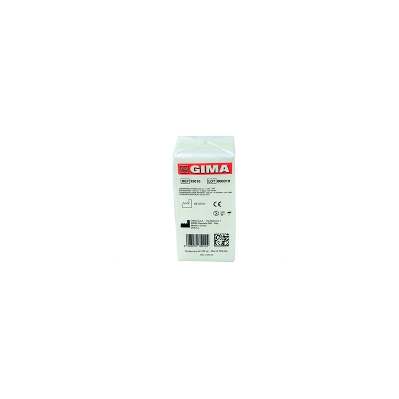 COMPRESSE GARZA TNT - 5x5 cm - 4 veli - 10 pacchi da 100