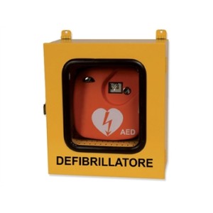 ARMADIETTO PER DEFIBRILLATORI CON ALLARME - uso esterno