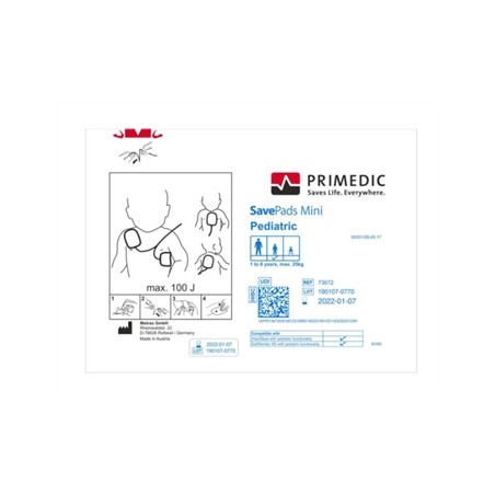 SAVE PADS PEDIATRICI 1-8 anni, max 25kg per HeartSave da S.N. 739XXXXXXX