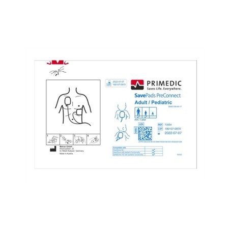 SAVE PADS per oltre 8 anni, oltre 25 kg per HeartSave da S.N. 739XXXXXXX