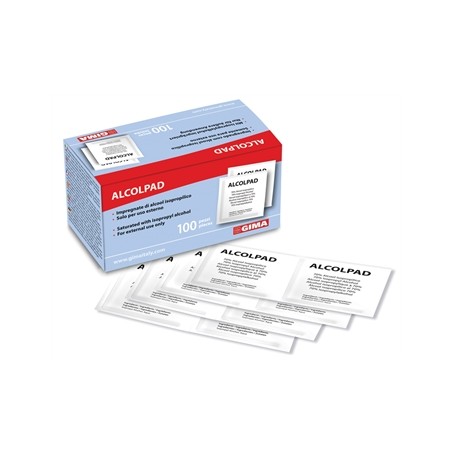 ALCOMED ALCOHOL PADS - scatola da 100 pads