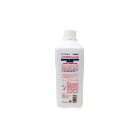 MEDICAL SOAP sapone disinfettante, flacone da 0,5 litri