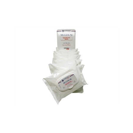 SALVIETTINE MULTIUSI PER MANI - flowpack da 20
