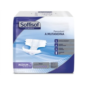 PANNOLONI SOFFISOF CLASSIC - incontinenza forte - medio