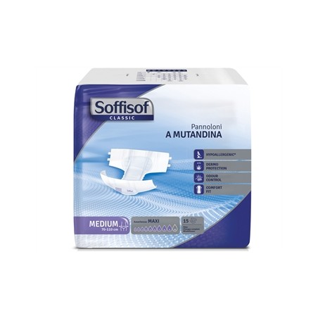 PANNOLONI SOFFISOF CLASSIC - incontinenza forte - medio