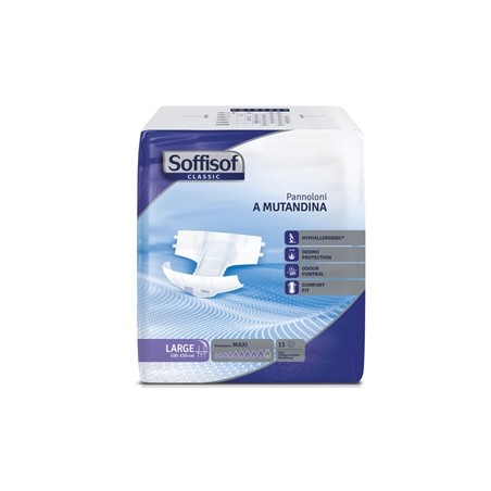 PANNOLONI SOFFISOF CLASSIC - incontinenza forte - large