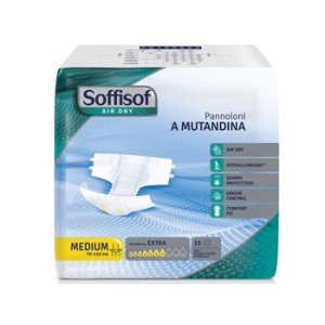 PANNOLONI SOFFISOF AIR DRY - incontinenza moderata - medio