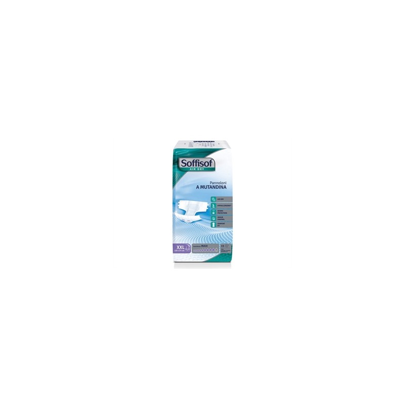 PANNOLONI SOFFISOF AIR DRY - incontinenza forte - XX-large