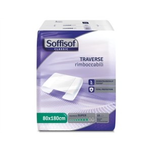 TRAVERSA LETTO ASSORBENTE SOFFISOF 80x180 cm - alta assorbenza