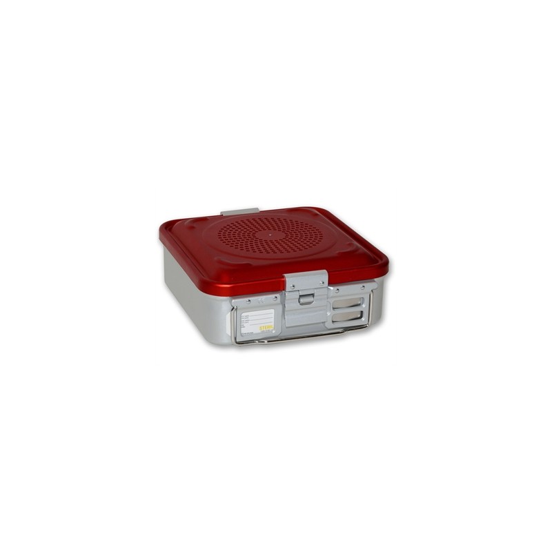 CONTAINER CON FILTRO piccolo h100 mm - rosso