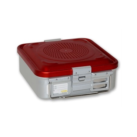 CONTAINER CON FILTRO piccolo h100 mm - rosso