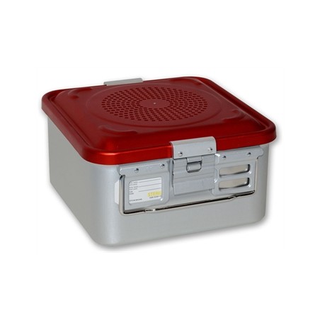 CONTAINER CON FILTRO piccolo h150 mm - rosso