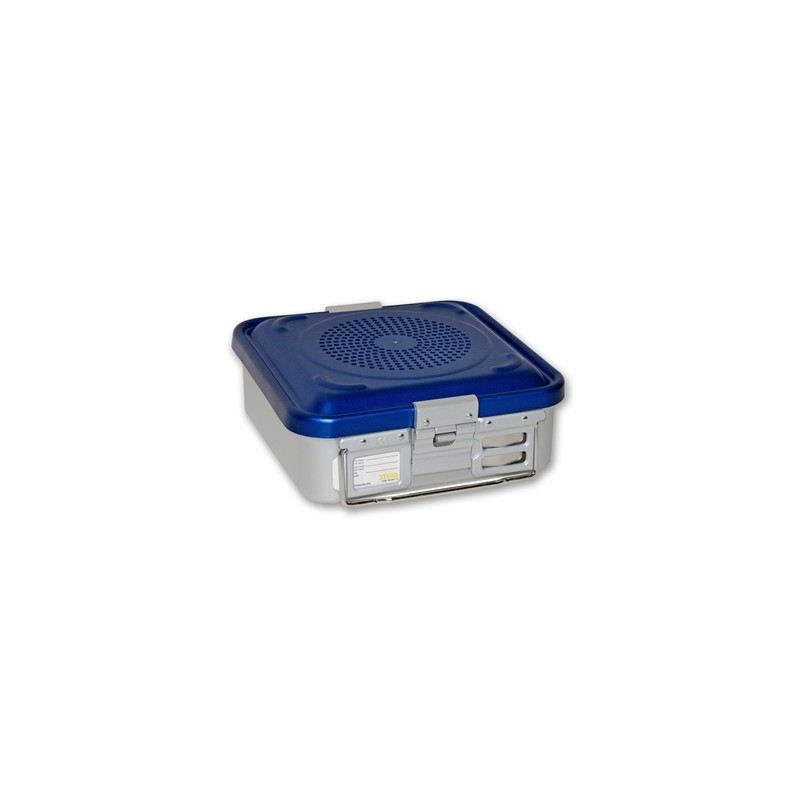 CONTAINER CON FILTRO piccolo h100 mm - blu forato