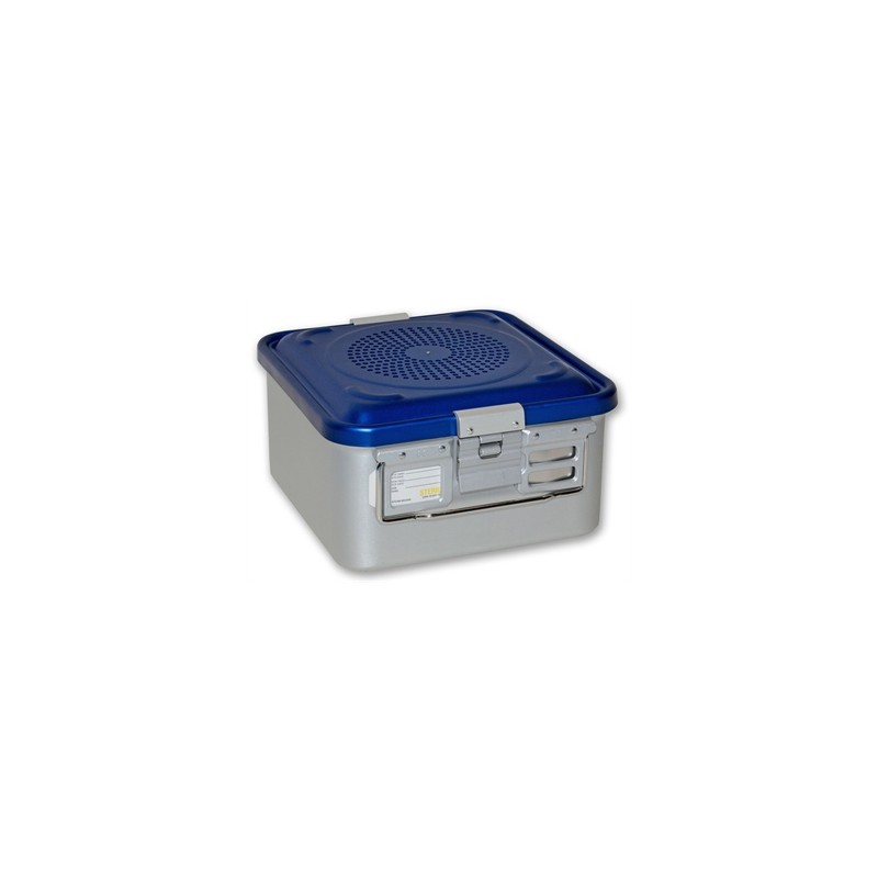 CONTAINER CON FILTRO piccolo h150 mm - blu forato