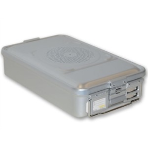 CONTAINER CON FILTRO medio h100 mm - grigio