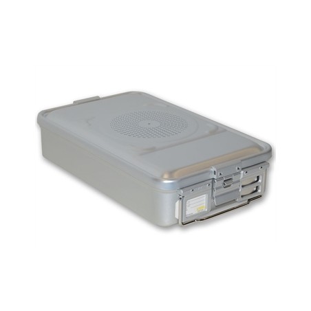 CONTAINER CON FILTRO medio h100 mm - grigio