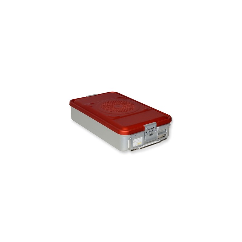 CONTAINER CON FILTRO medio h100 mm - rosso