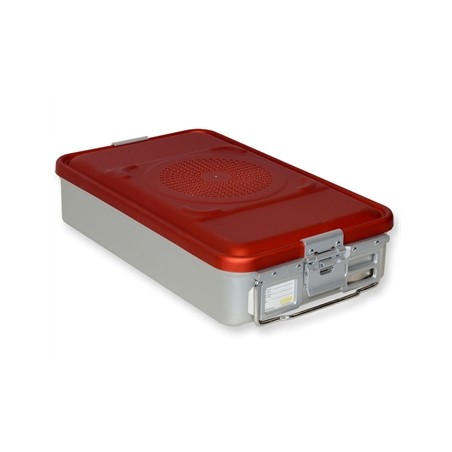 CONTAINER CON FILTRO medio h100 mm - rosso