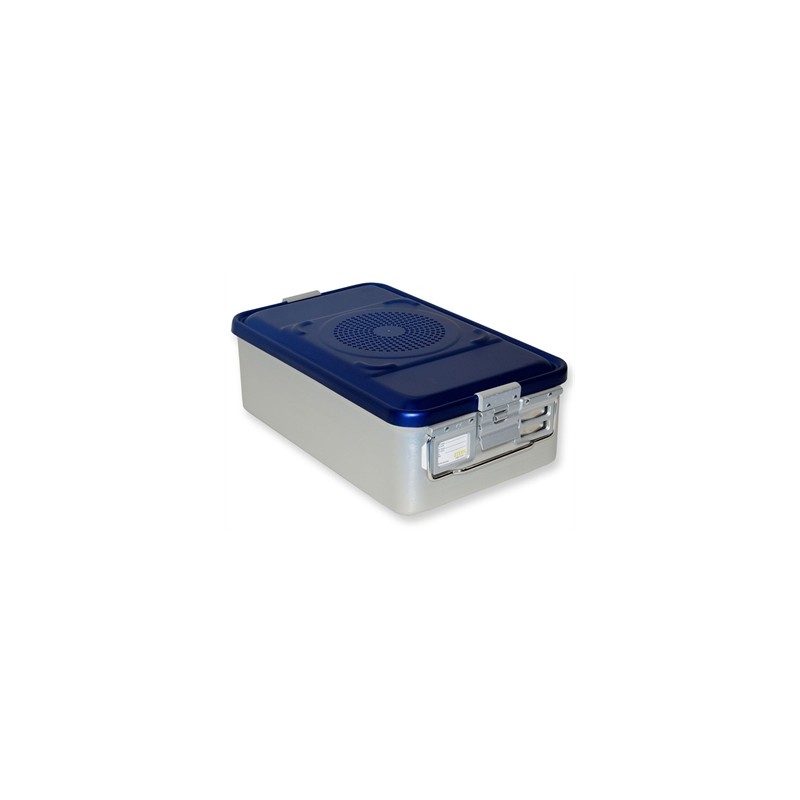 CONTAINER CON FILTRO medio h150 mm - blu forato