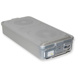 CONTAINER CON FILTRO grande h100 mm - grigio