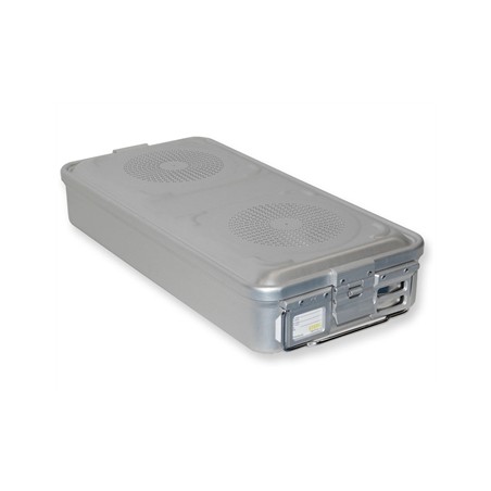 CONTAINER CON FILTRO grande h100 mm - grigio
