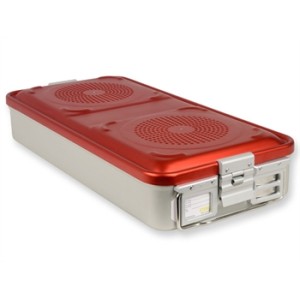 CONTAINER CON FILTRO grande h100 mm - rosso