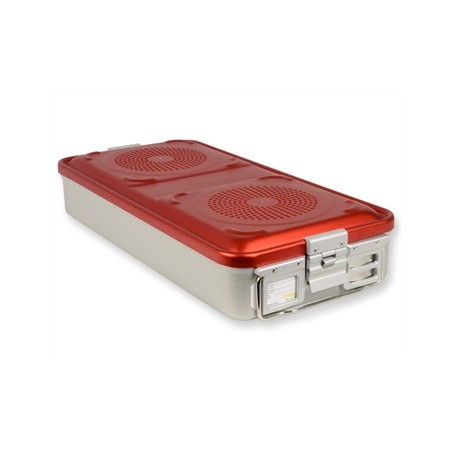 CONTAINER CON FILTRO grande h100 mm - rosso