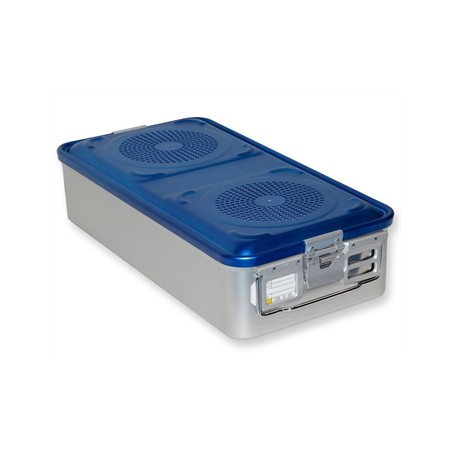 CONTAINER CON FILTRO grande h135 mm - blu forato