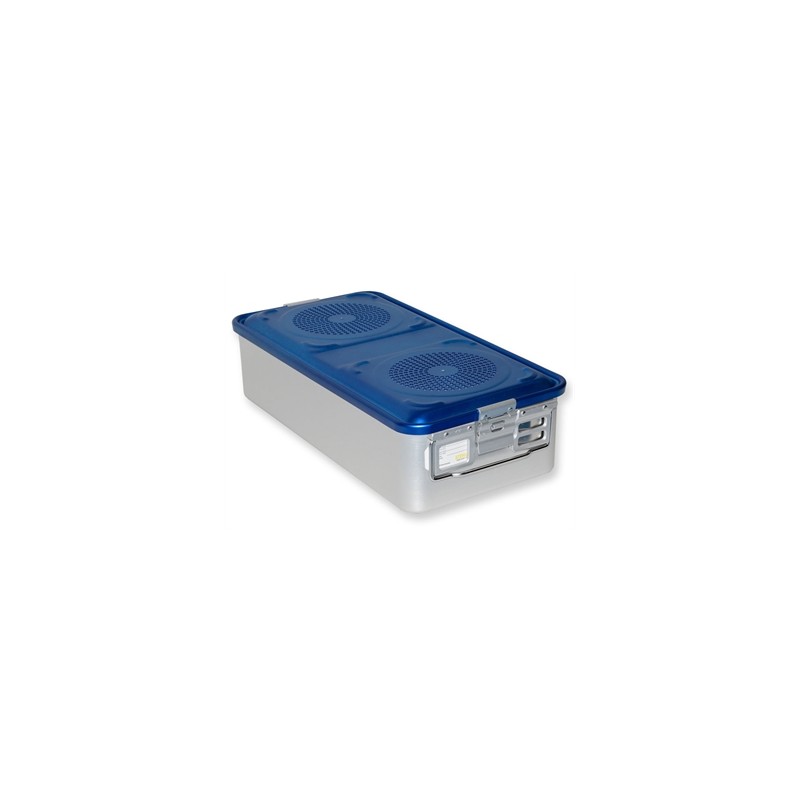 CONTAINER CON FILTRO grande h150 mm - blu forato