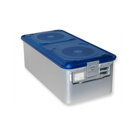 CONTAINER CON FILTRO grande h200 mm - blu forato