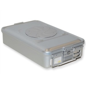 CONTAINER CON VALVOLA medio h 100 mm - grigio