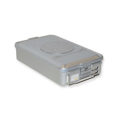 CONTAINER CON VALVOLA medio h 100 mm - grigio