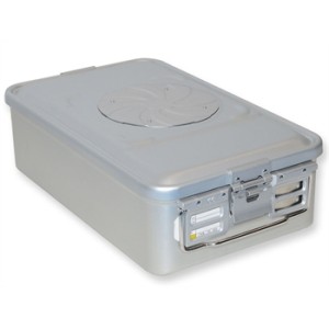 CONTAINER CON VALVOLA medio h 135 mm - grigio