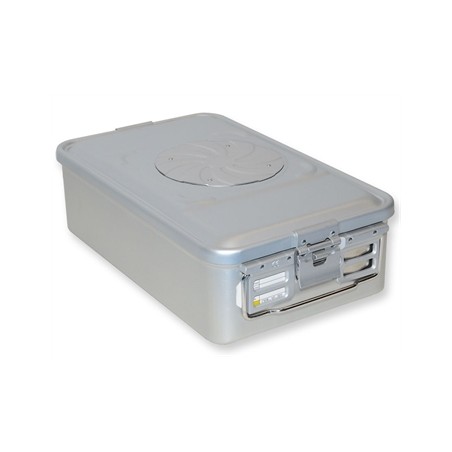 CONTAINER CON VALVOLA medio h 135 mm - grigio