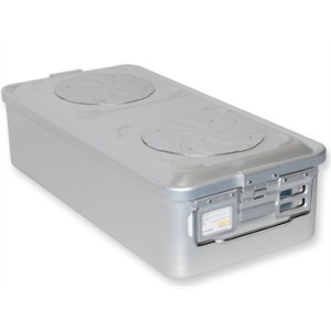 CONTAINER CON VALVOLA grande h 150 mm - grigio