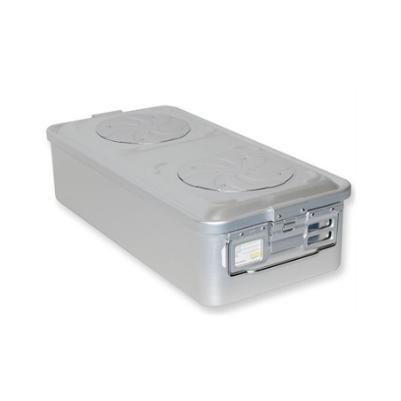 CONTAINER CON VALVOLA grande h 150 mm - grigio