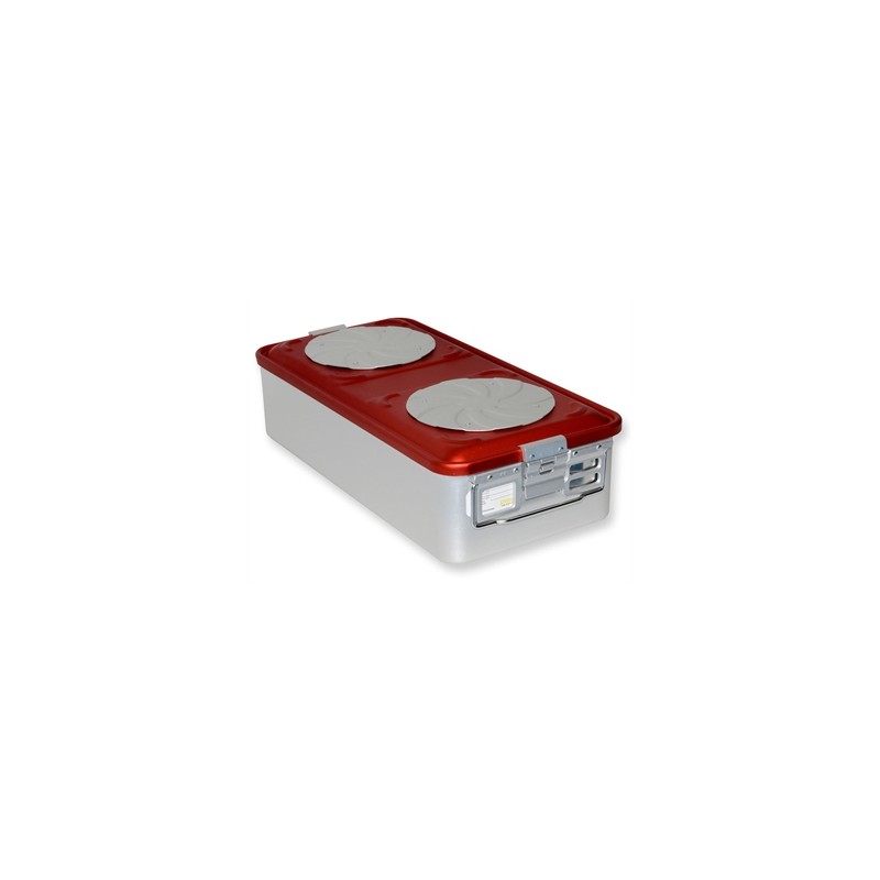 CONTAINER CON VALVOLA grande h 150 mm - rosso