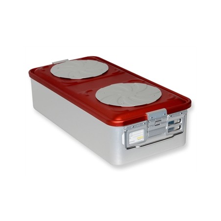 CONTAINER CON VALVOLA grande h 150 mm - rosso