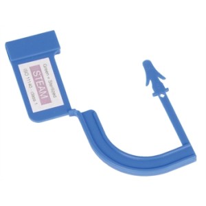SIGILLO IN PLASTICA CON INDICATORE DI VAPORE - blu