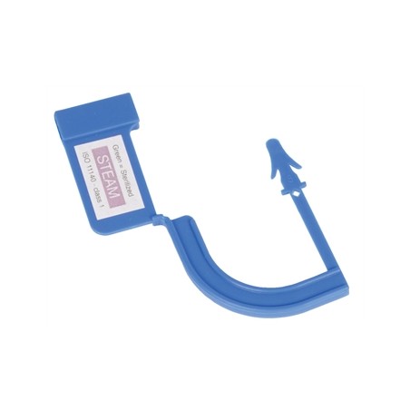 SIGILLO IN PLASTICA CON INDICATORE DI VAPORE - blu