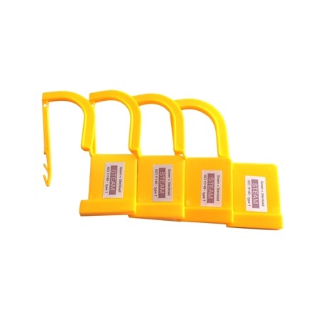 SIGILLO IN PLASTICA CON INDICATORE DI VAPORE - giallo