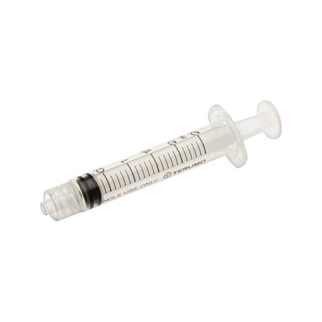 SIRINGHE SENZA AGO TERUMO 2,5 ml - Luer Lock concentrico - SS02LE1 - sterili