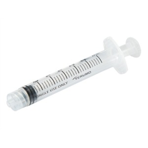 SIRINGHE SENZA AGO TERUMO 3 ml - Luer Lock concentrico - MDSS03LE - sterili