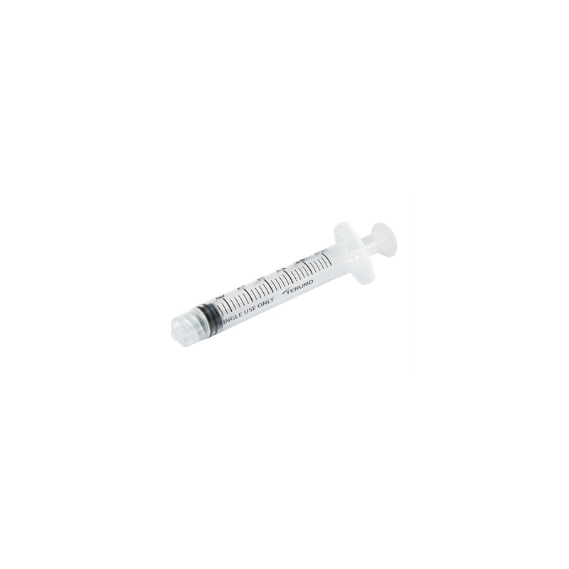 SIRINGHE SENZA AGO TERUMO 3 ml - Luer Lock concentrico - MDSS03LE - sterili