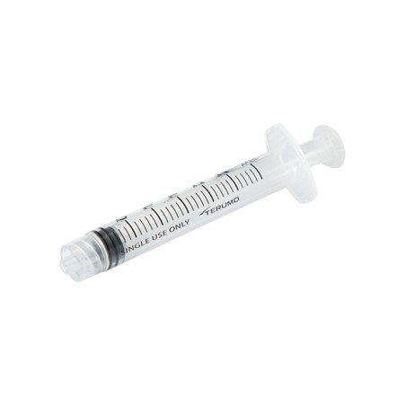 SIRINGHE SENZA AGO TERUMO 3 ml - Luer Lock concentrico - MDSS03LE - sterili