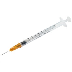 SIRINGHE CON AGO TERUMO 1 ml Tubercolina - 26GX1/2" - MDSS01S2613E - sterili