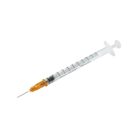 SIRINGHE CON AGO TERUMO 1 ml Tubercolina - 26GX1/2" - MDSS01S2613E - sterili